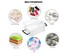 Stackable Craft Storage Containers 6 Pack Small Clear Plastic Storage Box with Lid Mini Sewing Box Organizer with Black Latch Organizer Box for Stationery, Jewelry, and Other Items Supplies for the Home and Office